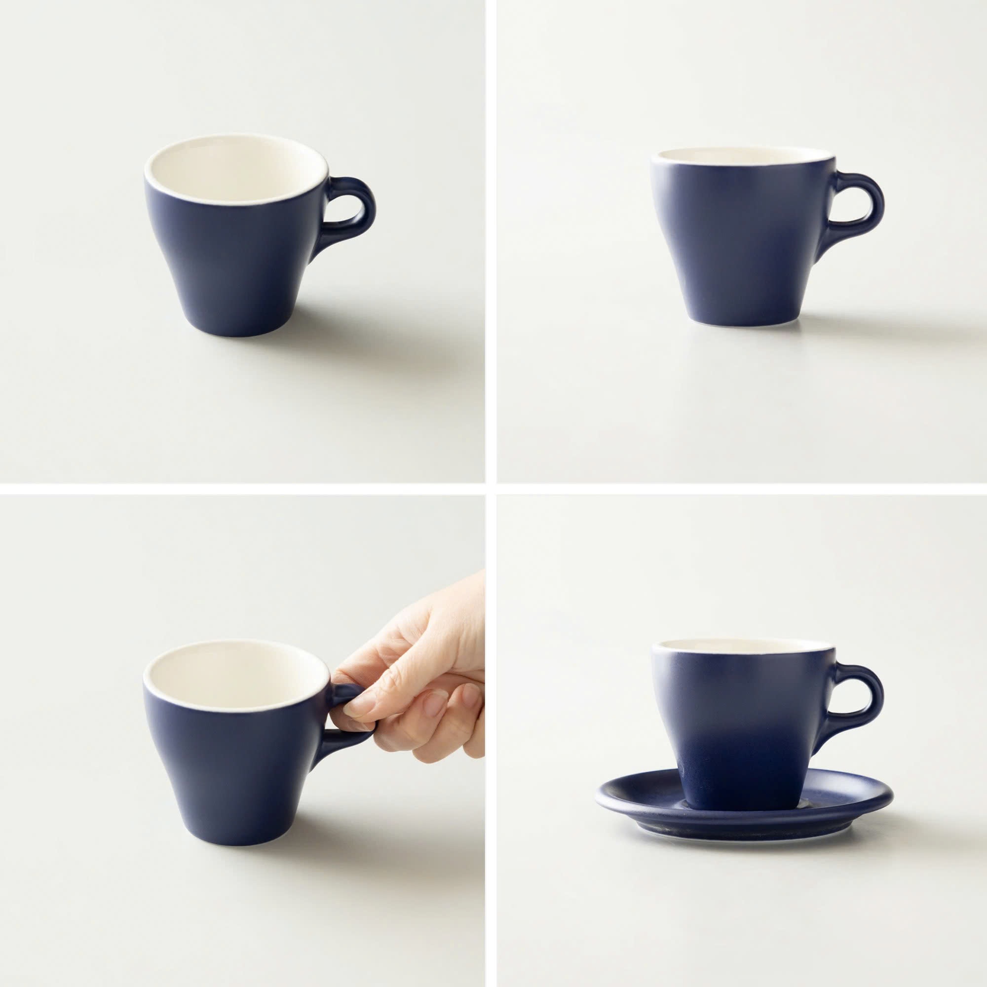 Ly sứ Origami Latte Cup 250ml uống trà cà phê