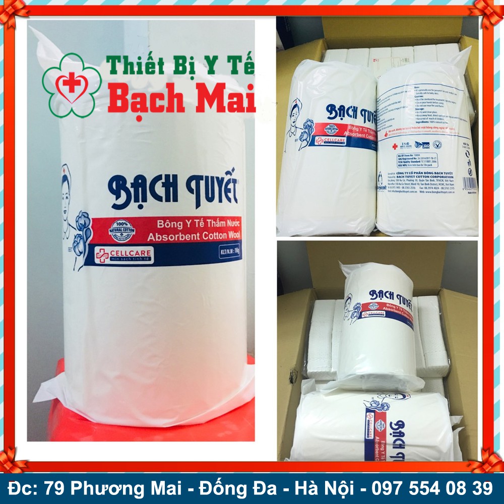 Bông Y Tế Bạch Tuyết 01kg