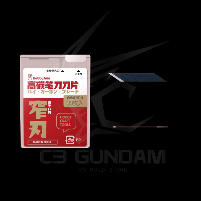 Dụng cụ mô hình gundam hobby mio cán dao lưỡi dao gọt nhựa thừa carbon knife blade 1710 1711 hmk-01b hmk-01r hmk-03g hmk-03k hmk-08