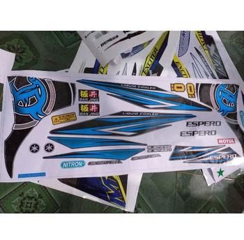 tem rời ex 135 xanh đen dán xe đen bạc