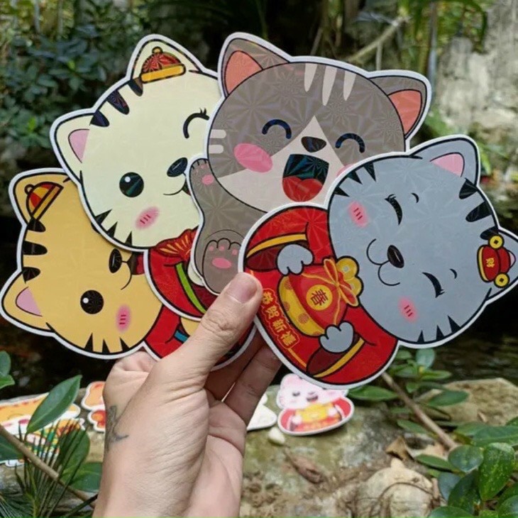 Bao lì xì chipi tết 2023 - (combo 10 bao) - Mẫu mới nhất