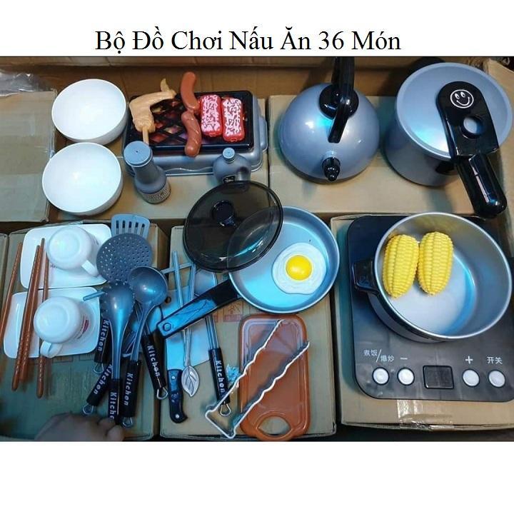 Bộ Đồ Chơi Nấu Ăn 36 Món Cho Bé
