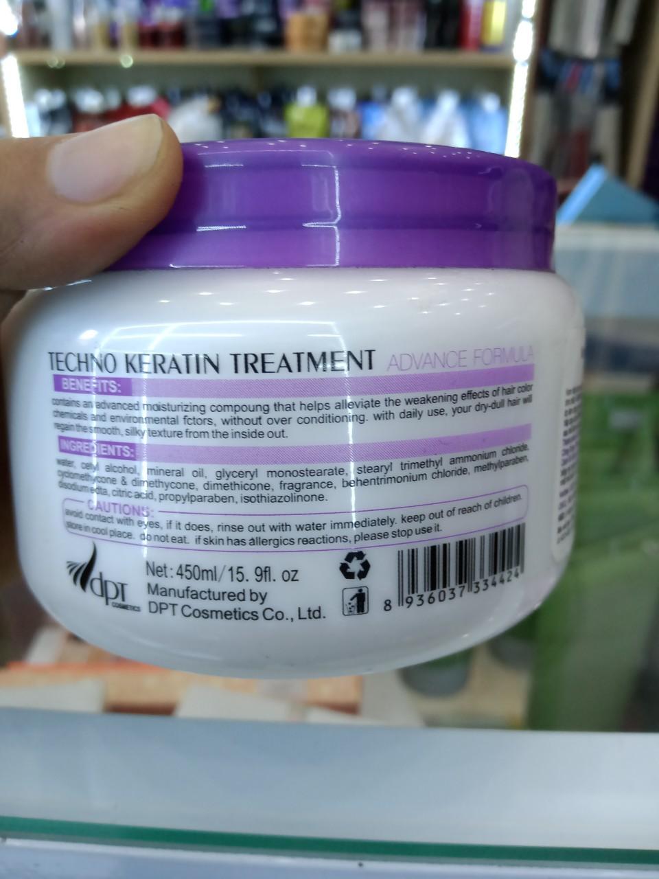 Kem hấp tóc phục hồi Ceorali tinh chất Keratin 450ml
