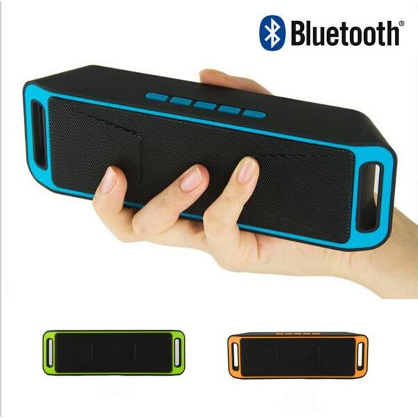 ( Miễn phí vận chuyển HN & HCM) Loa di động Bluetooth SC208 âm thanh cực chất -dc1816