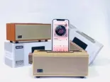 [VOUCHER 8%] Loa gỗ Bluetooth,Loa Gỗ Mini,LOA GỖ BLUETOOTH XM-505 KIÊM GIÁ ĐỠ ĐIỆN THOẠI,công suất lớn siêu trầm , thiết kế vỏ gỗ dạng thanh để bàn.
