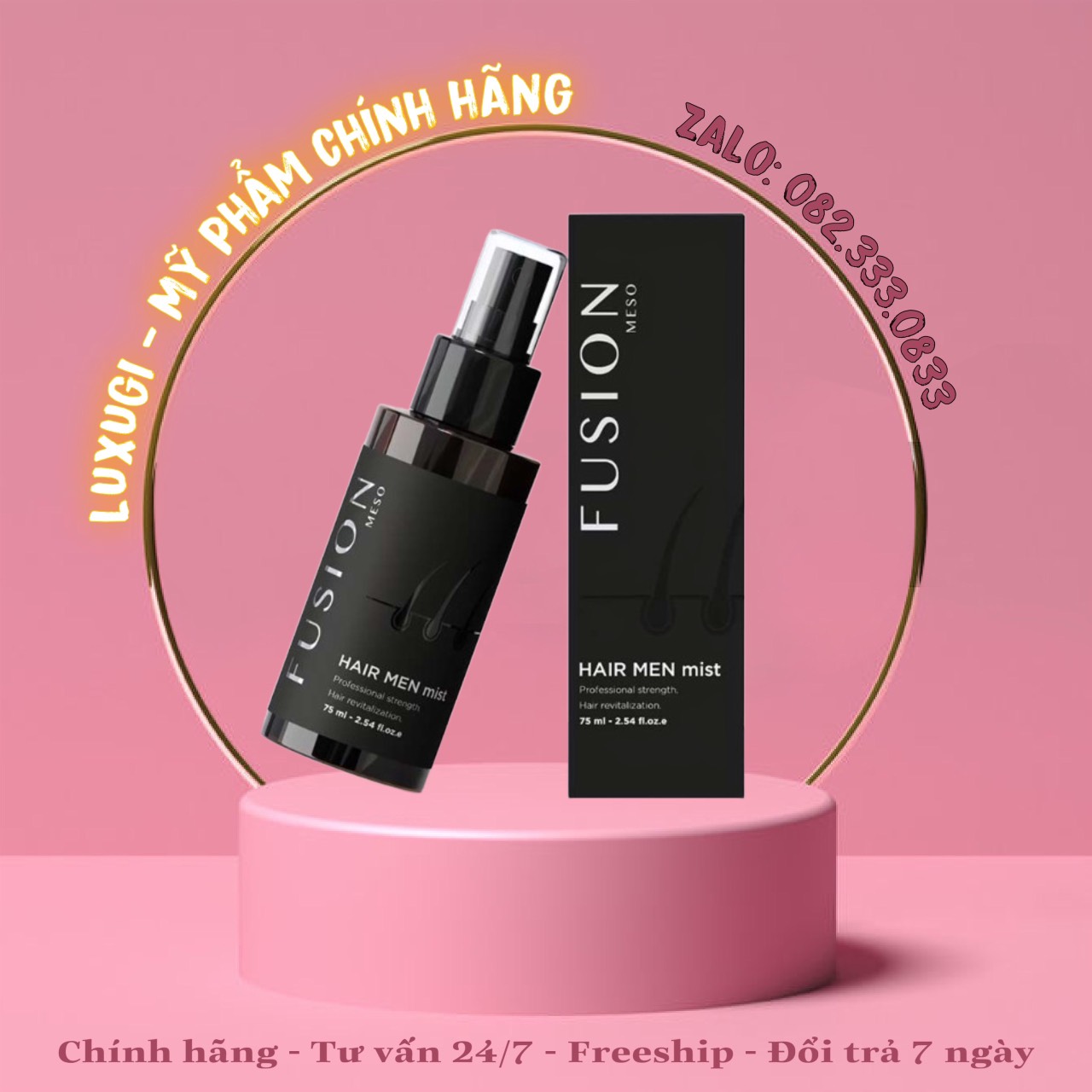 Xịt dưỡng tóc fusion meso hair mist giúp mọc tóc 75ml