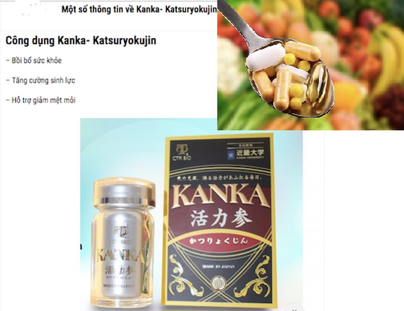 [HCM]BỔ THẬN KANKA – Hộp 60 viên