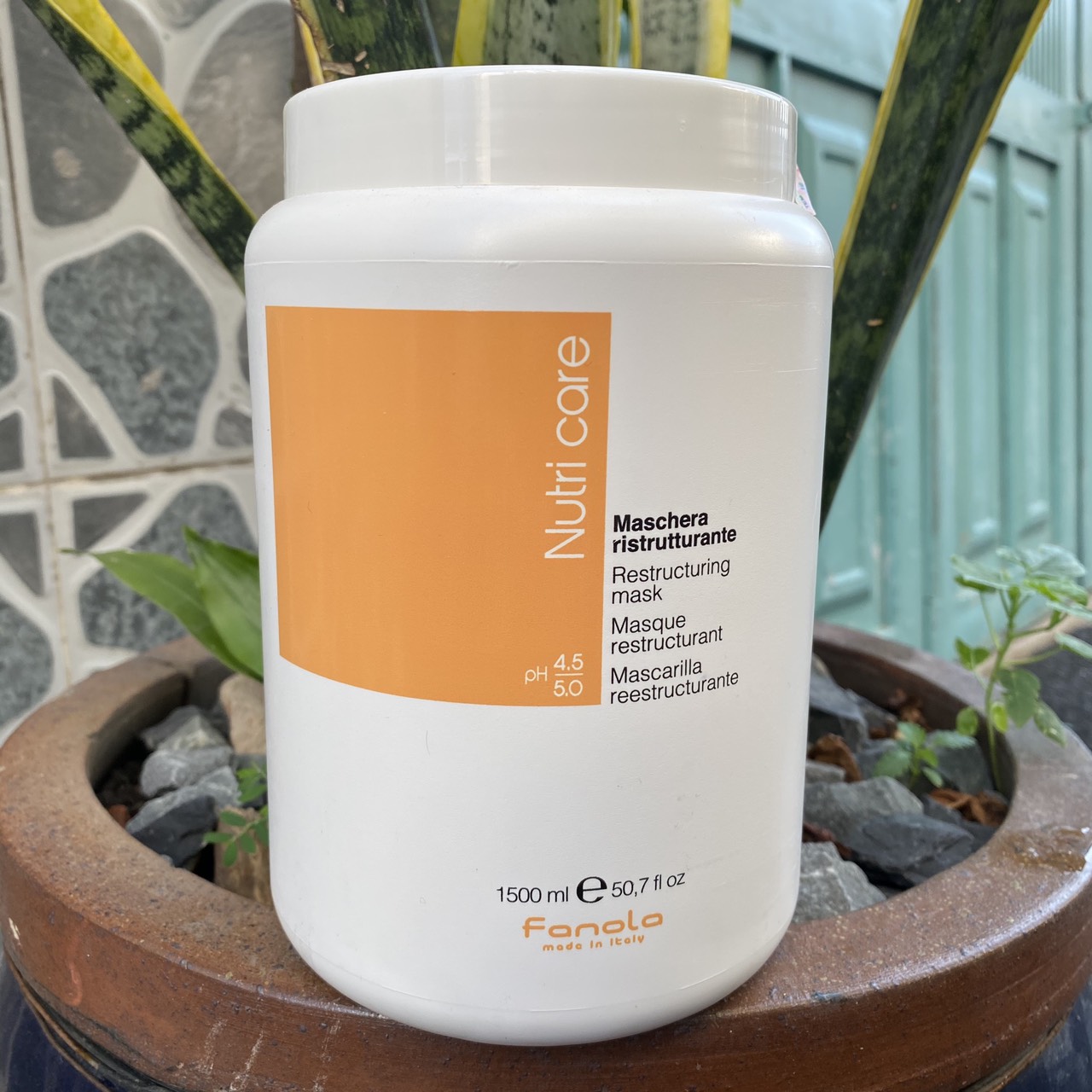Hấp dầu Fanola Nutricare Mask chăm sóc tóc hư tổn 1500ml