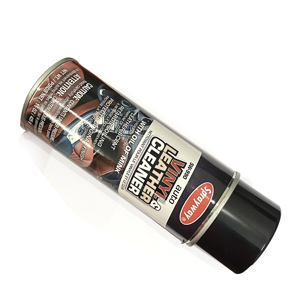 Chai Xịt Vệ Sinh Đồ Da Sprayway Vinyl Leather Cleaner Từ Mỹ (Nâu Đen)