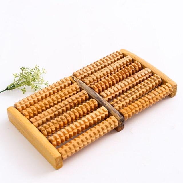 Massage chân bằng gỗ 8 hàng