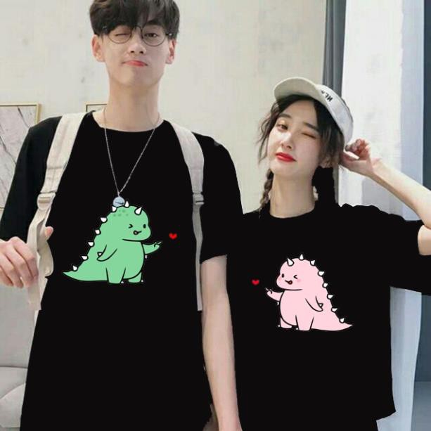 Xả kho áo đôi nam nữ khủng long tình yêu mẫu hot