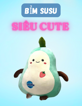 Gối ôm trái dâu cho bé 35cm x 25cm