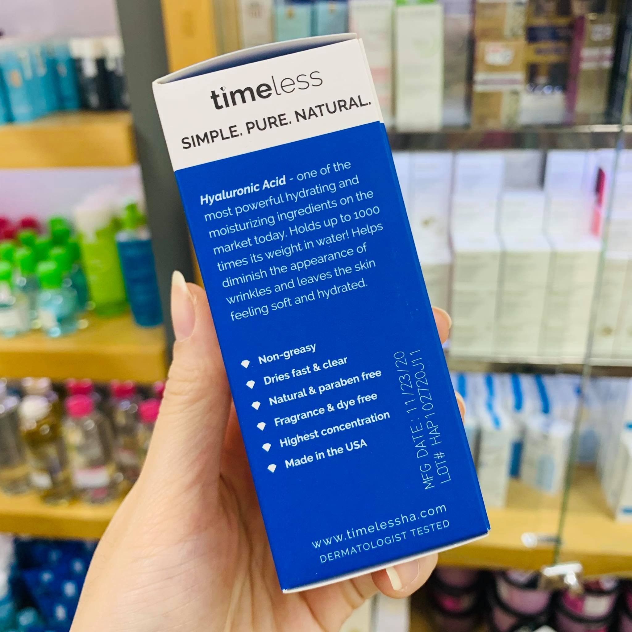 [HCM][Saigon Scent] Tinh chất cấp nước Timeless Hyaluronic Acid Pure ( 30mL )