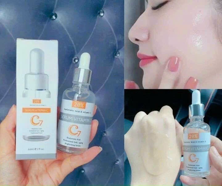 Serum VitaminC cấp ẩm trắng da C7