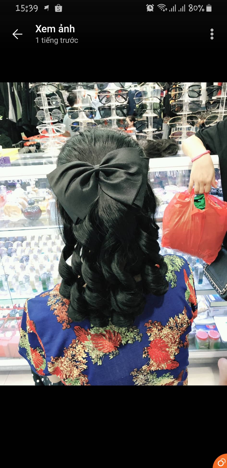 Tóc giả kẹp nơ trung niên B04 💖FREESHIP💖 tóc giả nữ, búi tóc giả, tóc giả hóa trang, tóc cổ trang Sỉ 60k