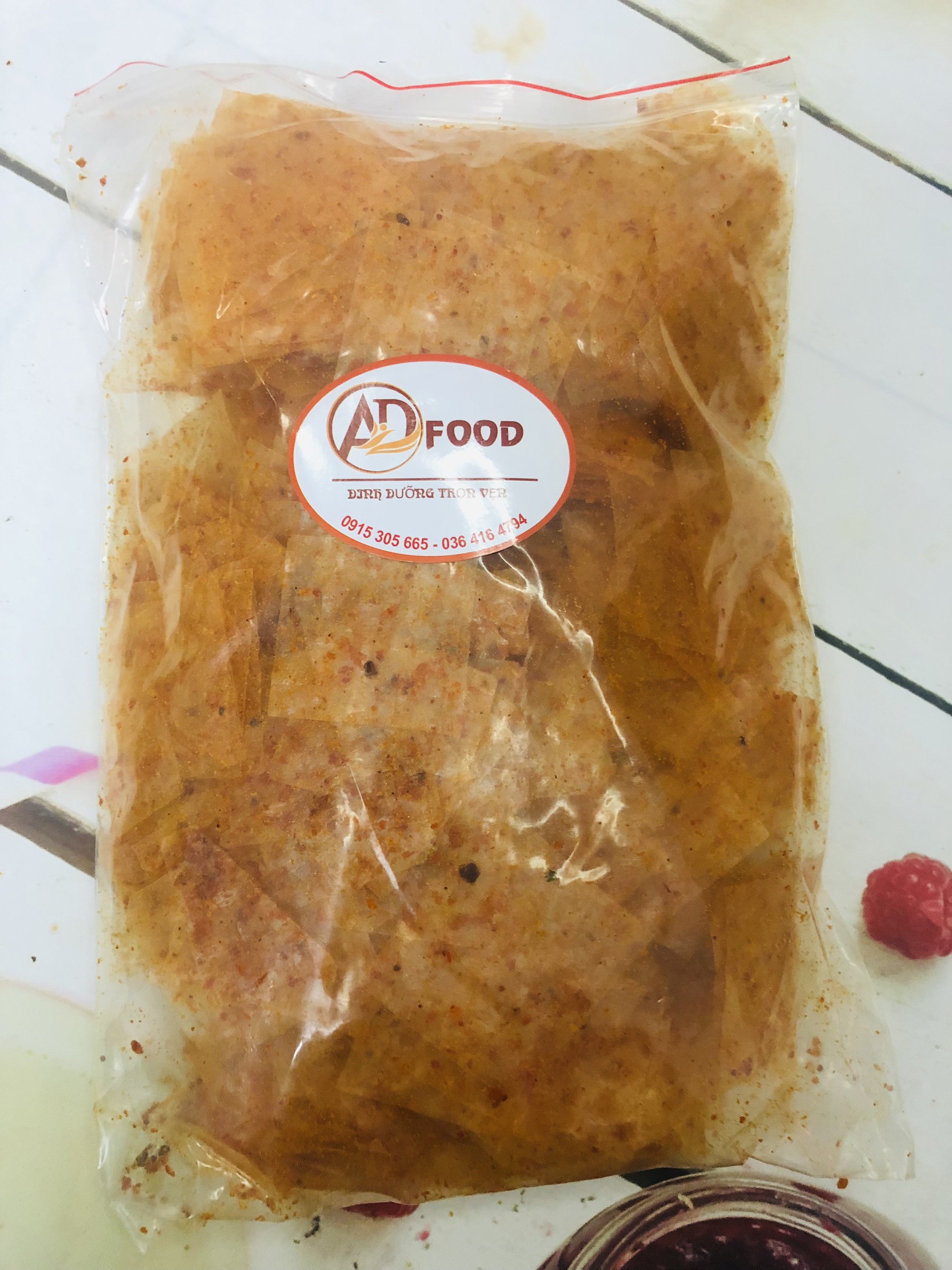 500g bánh tráng trộn sate bò miếng