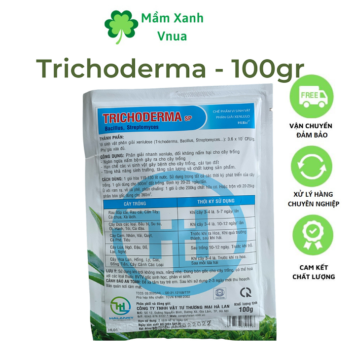[FreeShip] Nấm Đối Kháng Trichoderma SP Bacillus - Streptomyces - 100Gr