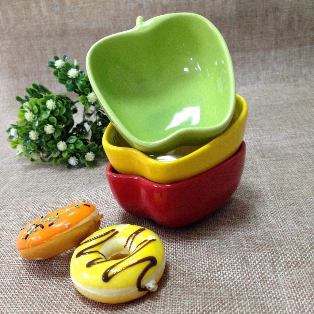 Chén Sứ Bát Sứ Ăn Dặm Hình Trái Táo