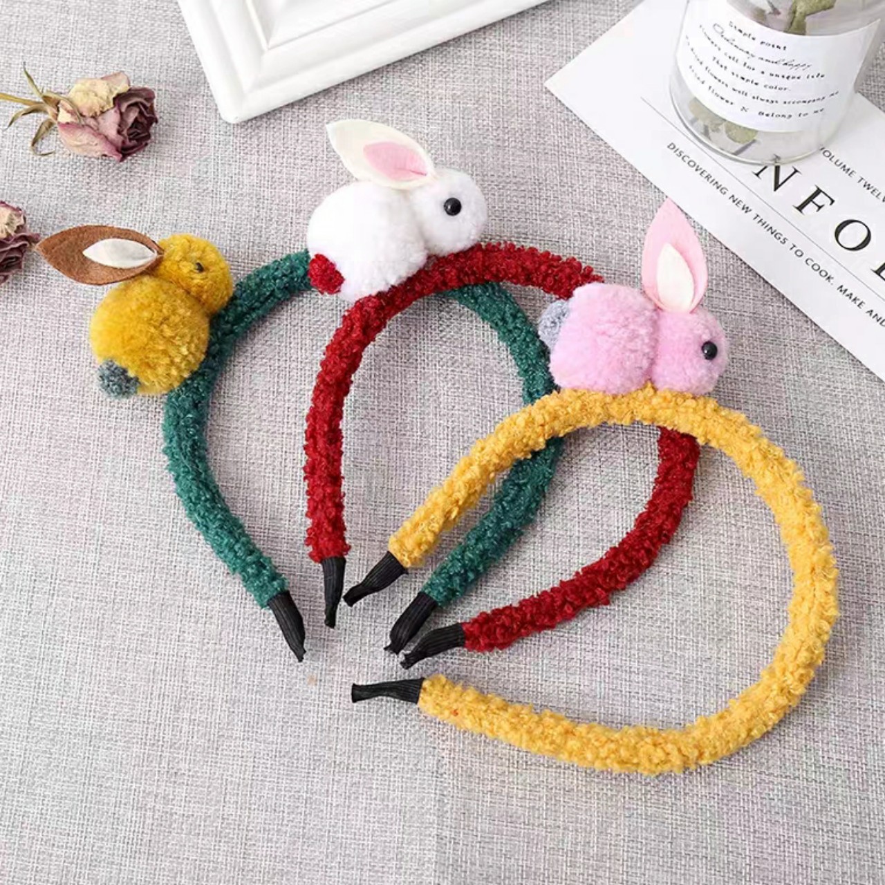 [HCM]Cài tóc cho mẹ cho bé hình thỏ con cute siêu êm tóc