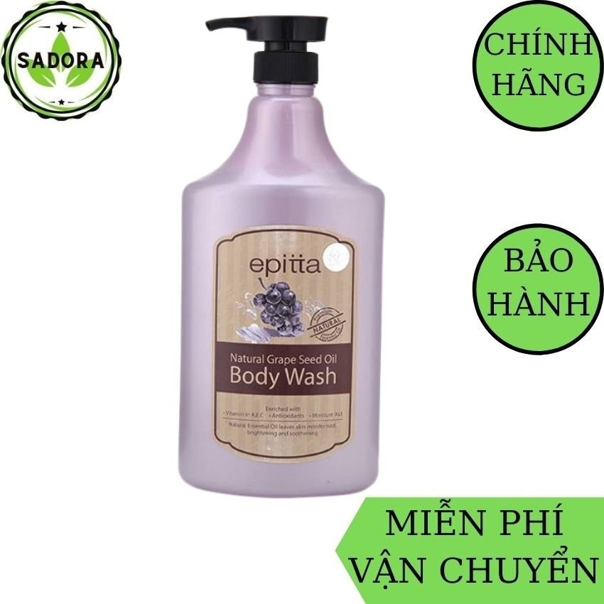 Sữa Tắm Hương Nước Hoa Epitta 1200ml Malaysia SADORA giúp dưỡng da, cấp ẩm, làn da mịn màng, trắng sáng