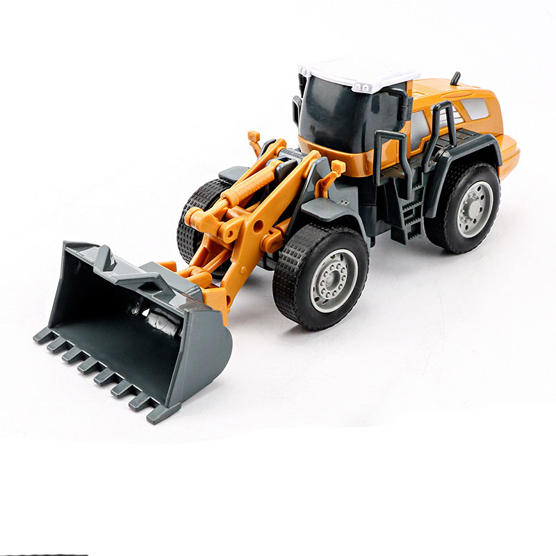 Xe đồ chơi, mô hình xe xúc đất cho bé chất liệu nhựa an toàn, tỉ lệ lớn, TẶNG kèm 1 xe ô tô đồ chơi mini xinh xắn đáng yêu, giúp bé chơi vui vẻ và phát triển tư duy cho bé