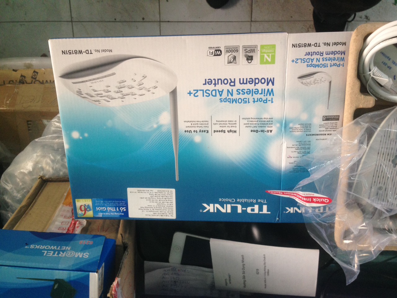 Modem router tp-link td-w8151n wireless n adsl2+ giá rẻ - uy tín - chất lượng