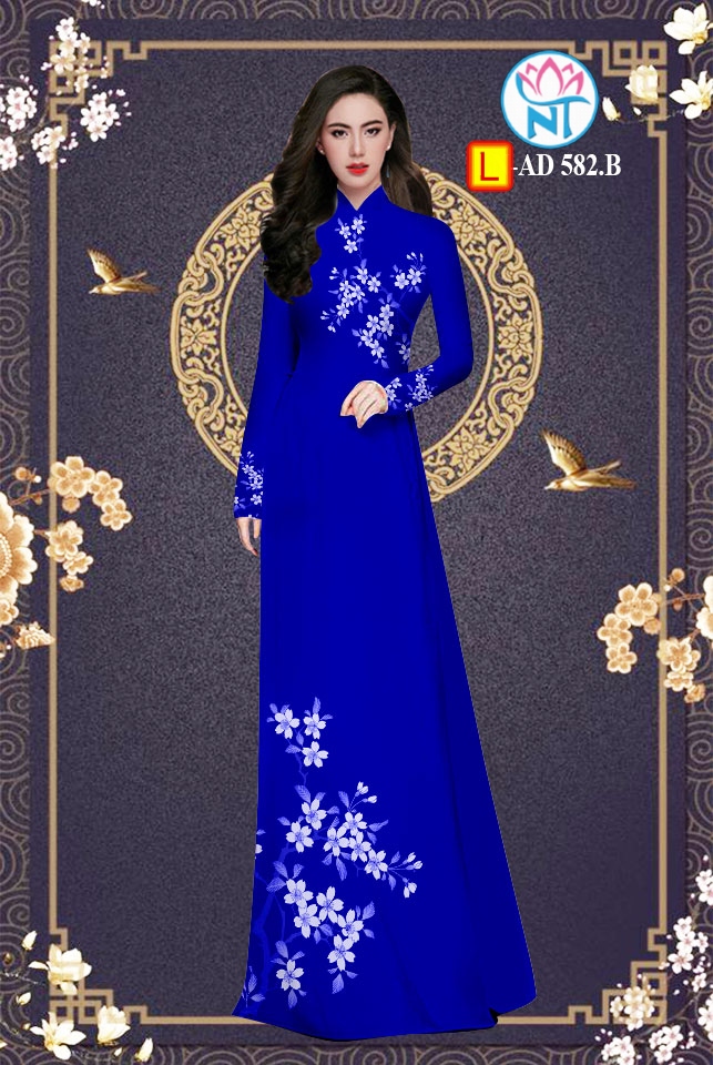 [HCM]Vải áo dài 3D - L 582