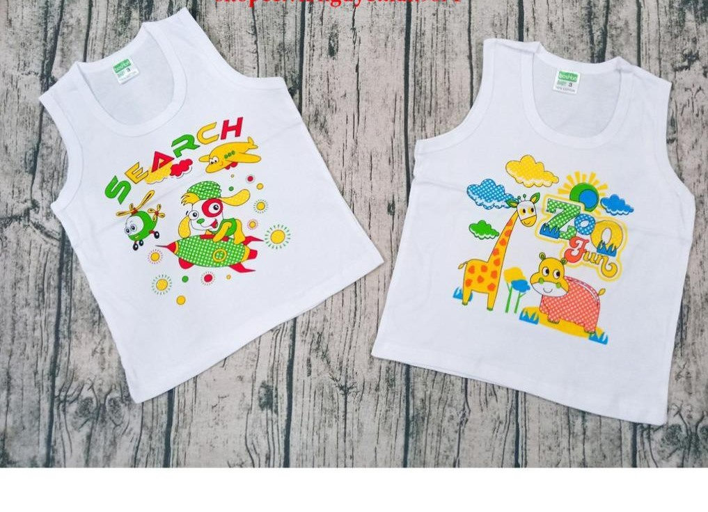 Combo 2 áo thun 3 lỗ thoáng mát cho bé
