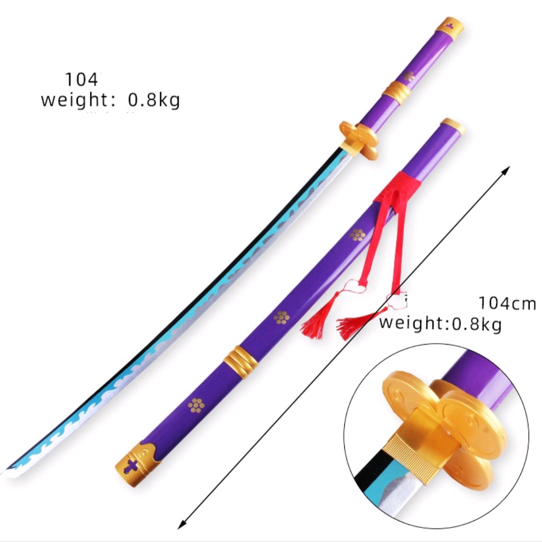 (CÓ SẴN) Kiếm gỗ Zoro One Piece 1M Kiếm Nhật Mô Hình SANDAI KITETSU - Đã Lắp Ráp Sẵn (Tặng Kèm Túi Đeo Kiếm)