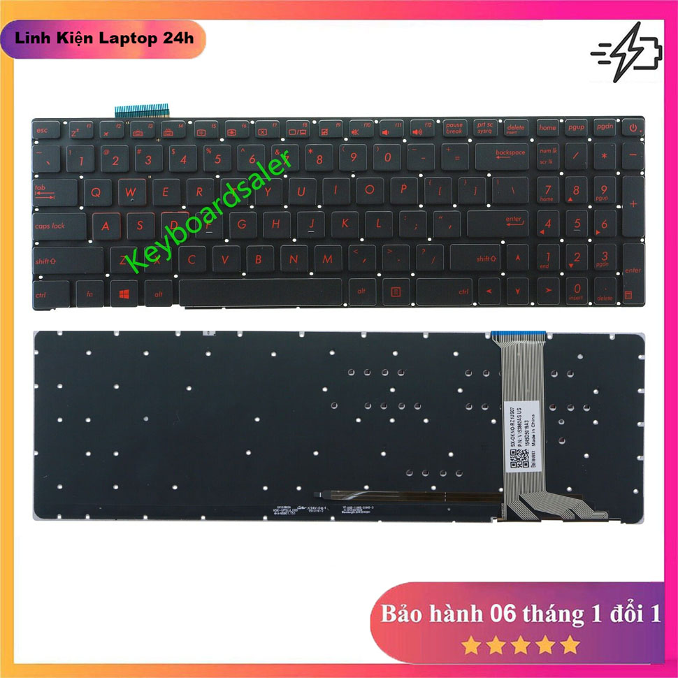 Bàn phím laptop asus rog gl551 gl551j gl551jk gl551jm gl551jw gl551jx