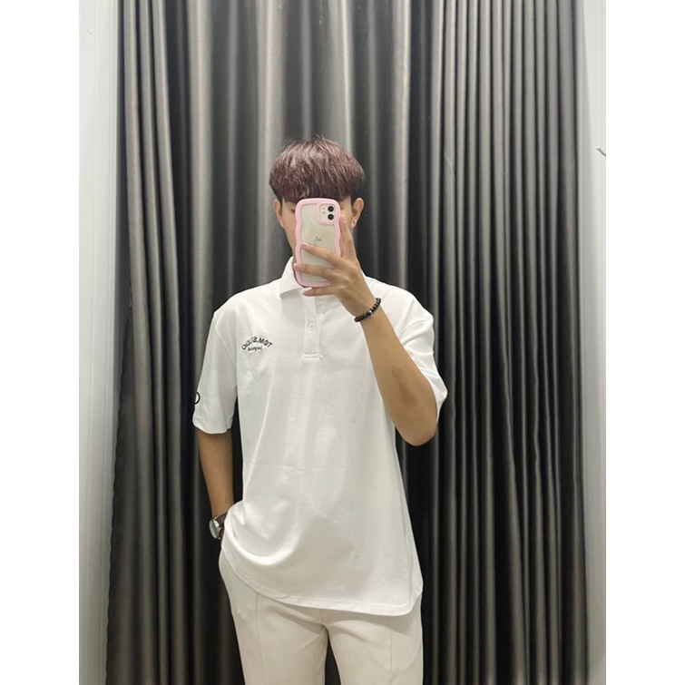 Áo Thun Polo TÓM.STUDIO họa tiết thêu BE YOURSELF