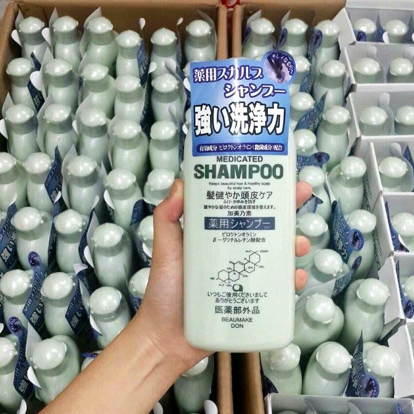[HCM]Dầu Gội Mọc Tóc Kaminomto Medicated Shampoo BP 300ml