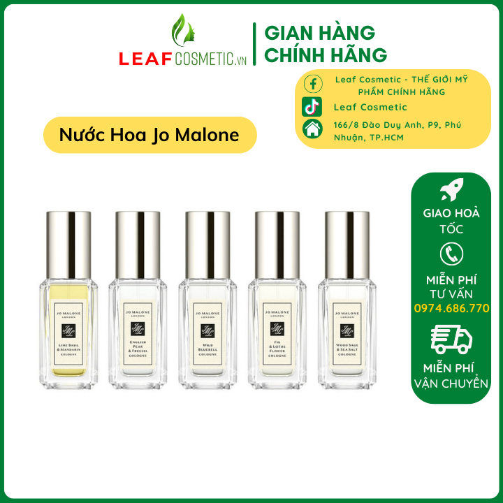 [ AUTH 100% ] Nước Hoa JO MALONE 9ml