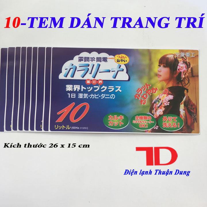 Combo 10 tem dán trang trí hàng nội địa nhật