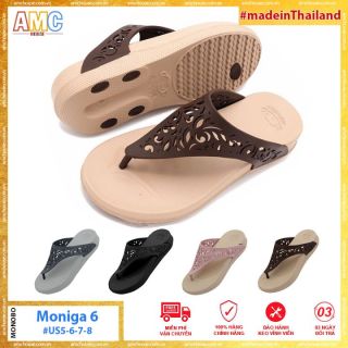 Dép Thái Lan xỏ ngón nữ đi mưa quai đóng nút đế cao 4cm MONOBO - MONIGA 6 thumbnail