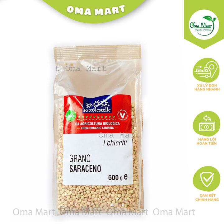 Hạt kiều mạch hữu cơ Sottolestelle 500g