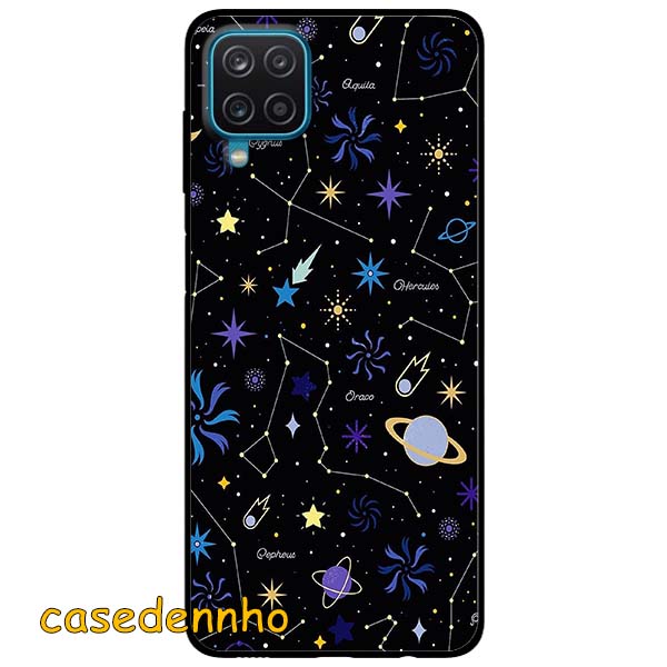 Ốp lưng dành cho samsung galaxy a12 - vũ trụ sao xanh