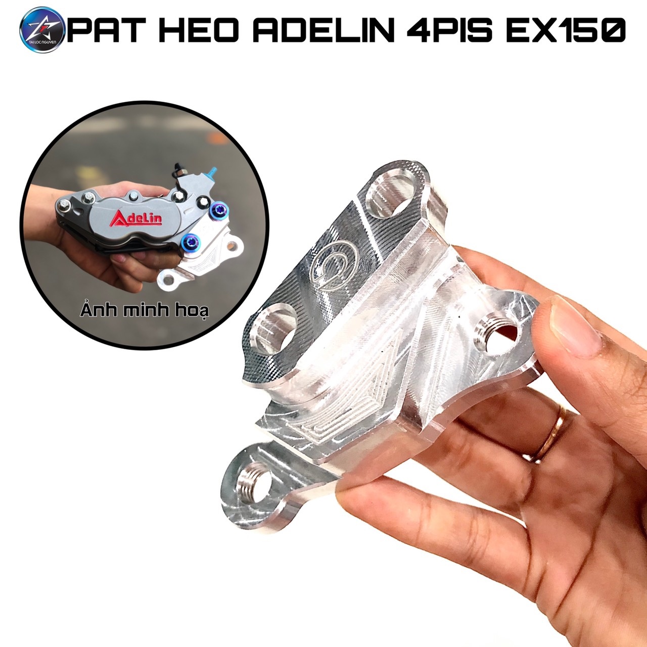 [HCM]PAT HEO 4PIS ĐỐI XỨNG GẮN ĐĨA 260mm-267mm EX150-WINNER