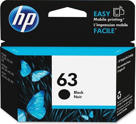 Mực in phun HP 63 Black Original Ink Cartridge (F6U62AA)