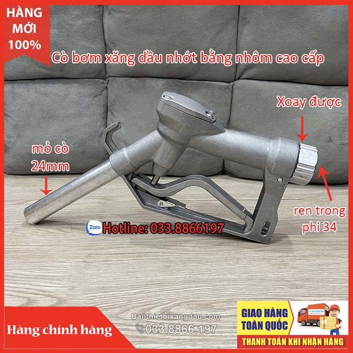 Cò bơm xăng dầu nhớt bằng nhôm giá rẻ