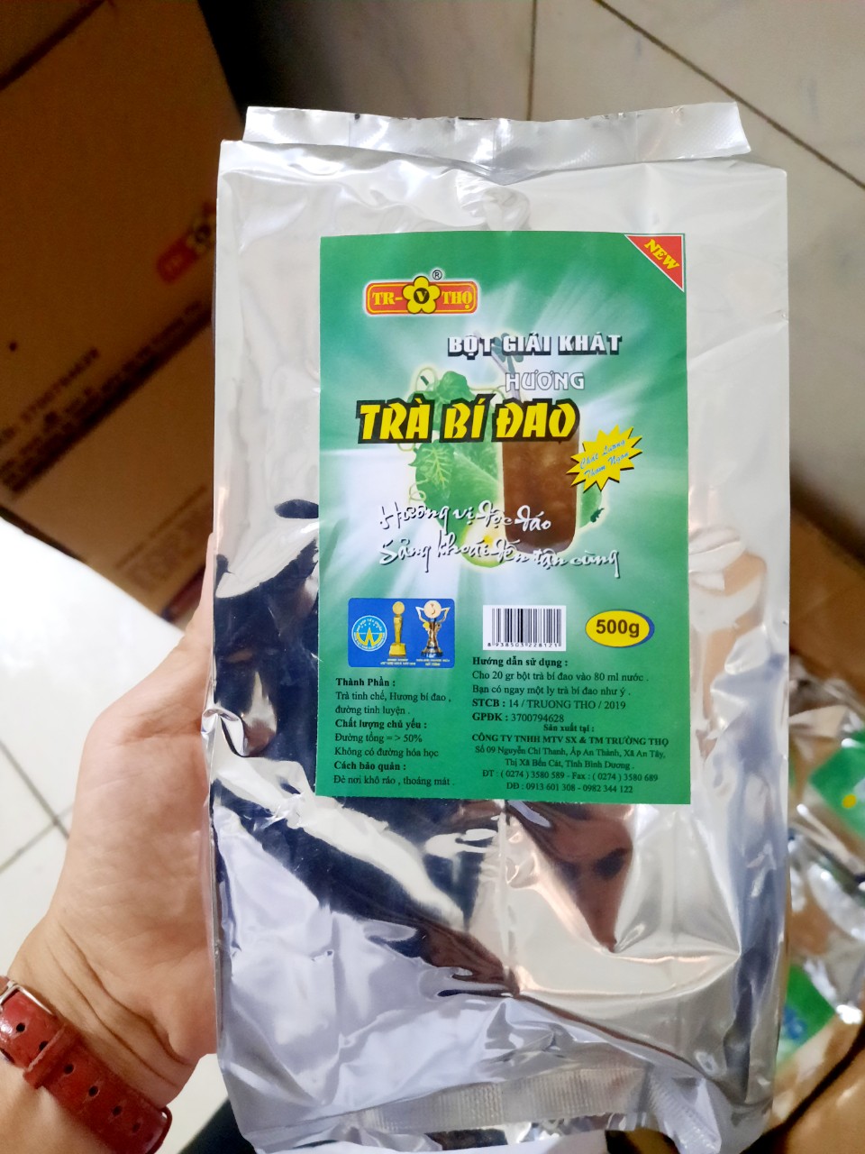 BỘT CỐT GIẢI KHÁT HƯƠNG BÍ ĐAO 500G