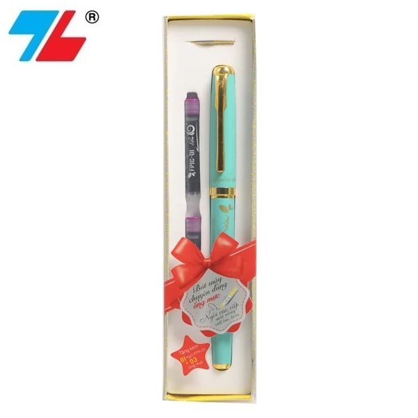 Bút máy luyện chữ đẹp điểm 10 ftc-02 / bút mực thiên long ftc02 tặng kèm 01 ngòi và 3 ống mực
