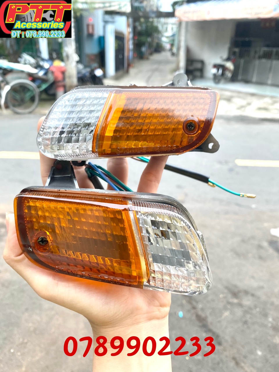 Xi nhan trước xe dream lùn