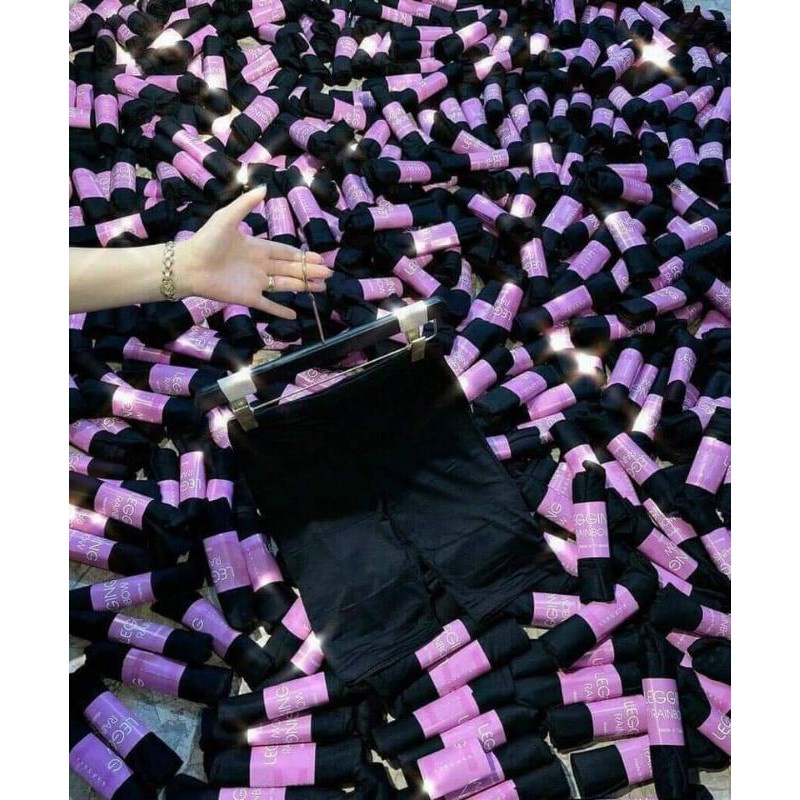 Quần Legging lửng mác tím