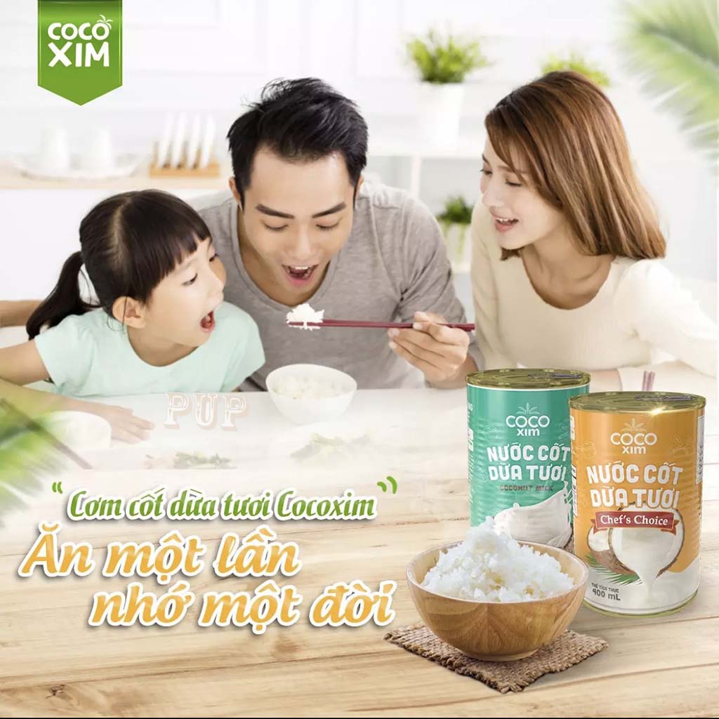 Nước Cốt Dừa Tươi Coconut Milk Cocoxim 400ml