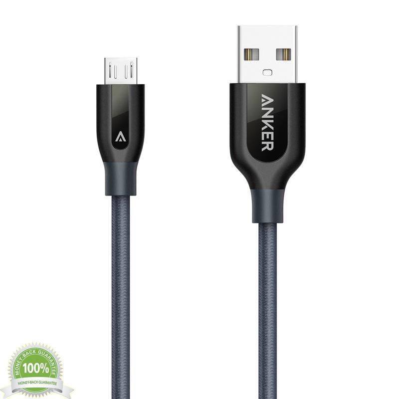 [HCM]Cáp Anker Micro USB PowerLine 1.8m-Đen