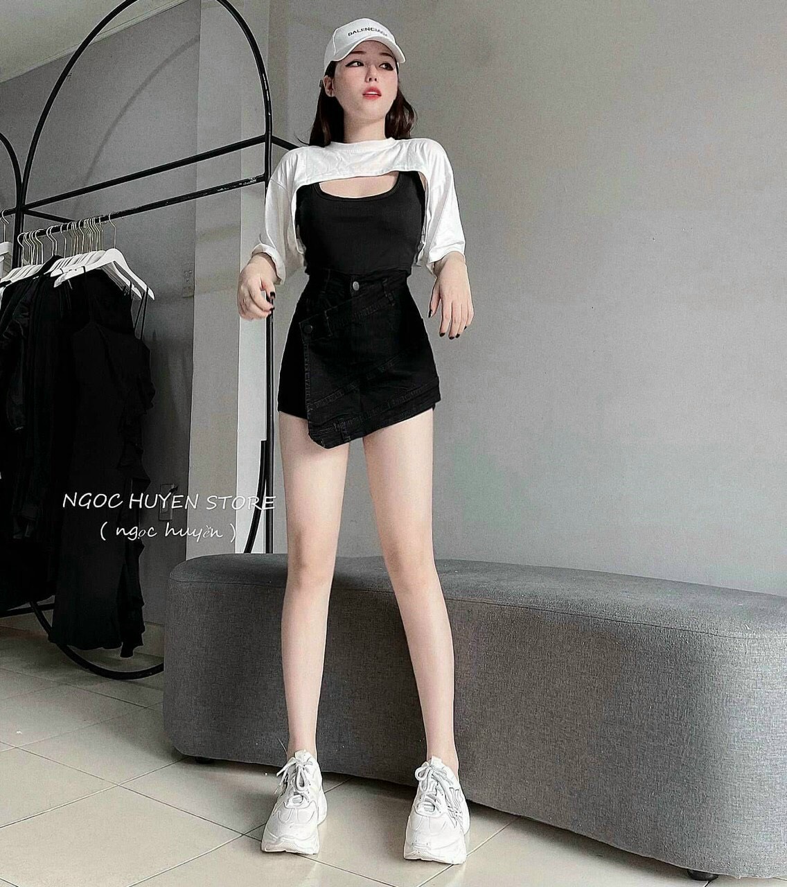 Chân Váy Đắp Tà  C012