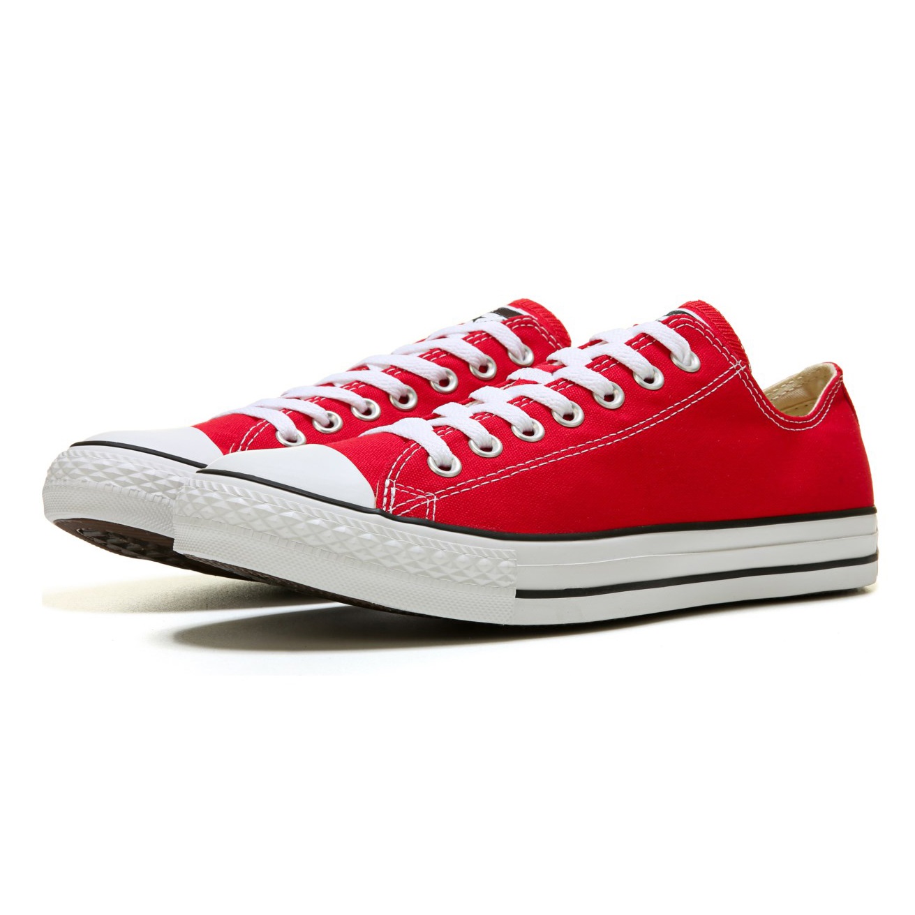 [HCM]Giày Sneaker Cổ Thấp CVS Nữ Màu Đỏ Tươi