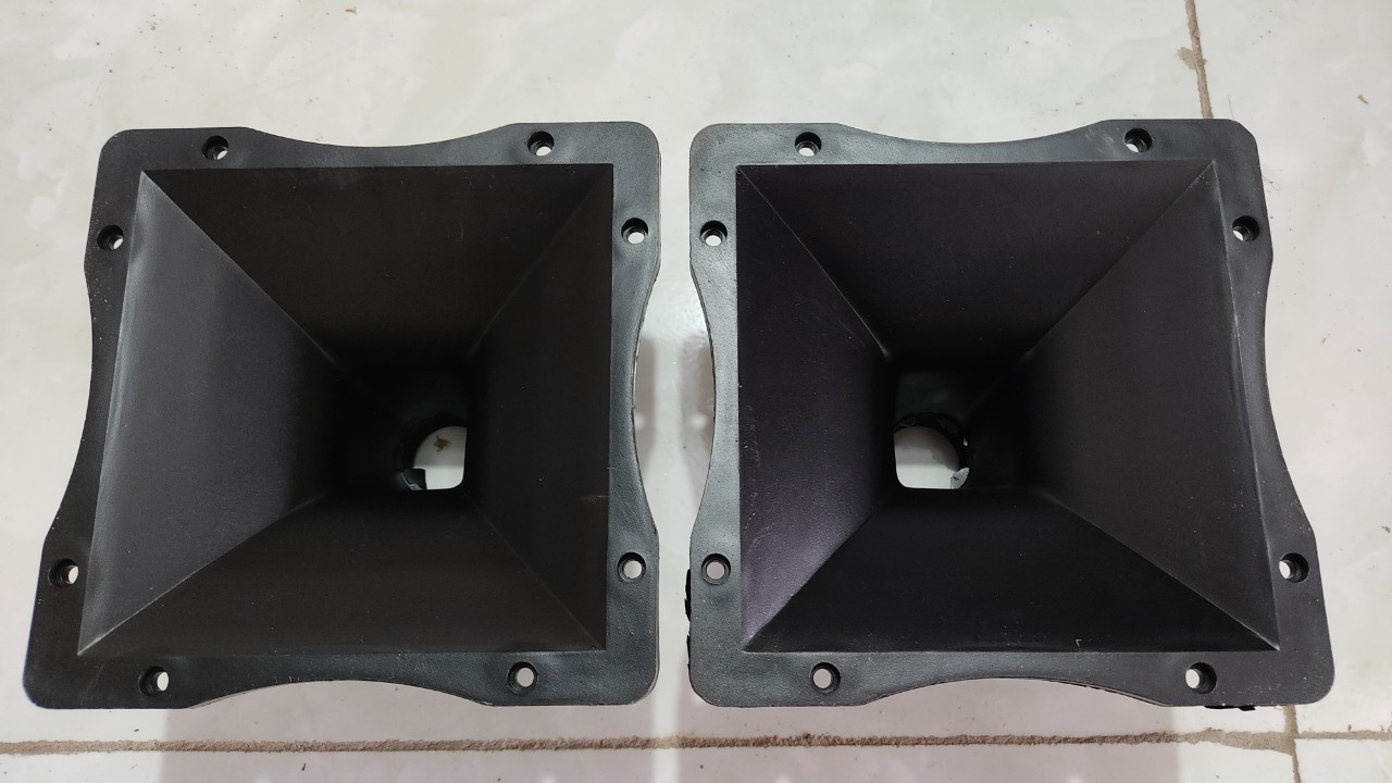 Họng treble kèn 19x19 ren xoáy - họng loa - họng loa treble - giá 2 cái