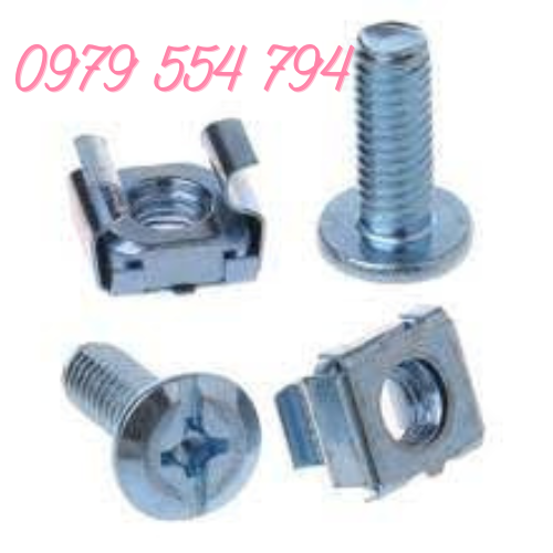 Combo 10 bộ Ốc rack - ốc cài lắp tủ mạng, tủ rack